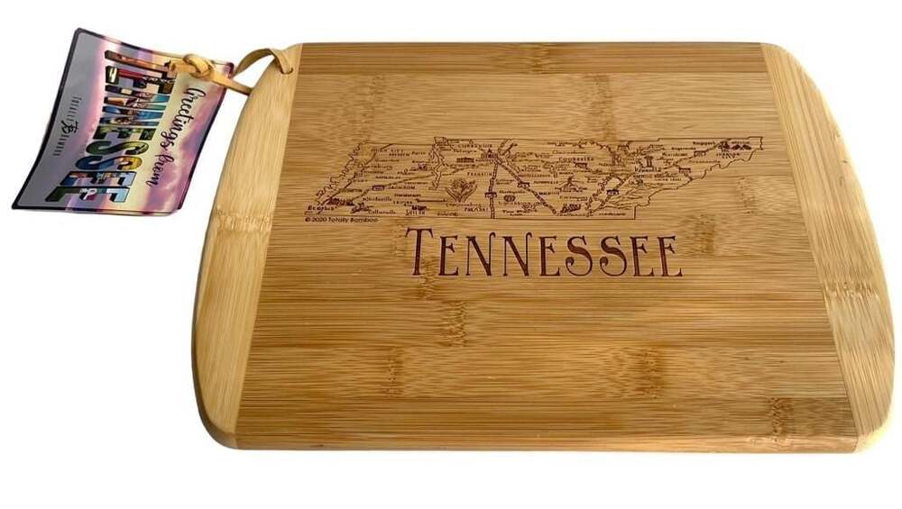 Totally Bamboo A Slice of Life Tennessee Bamboo Cutting & Serving Board
